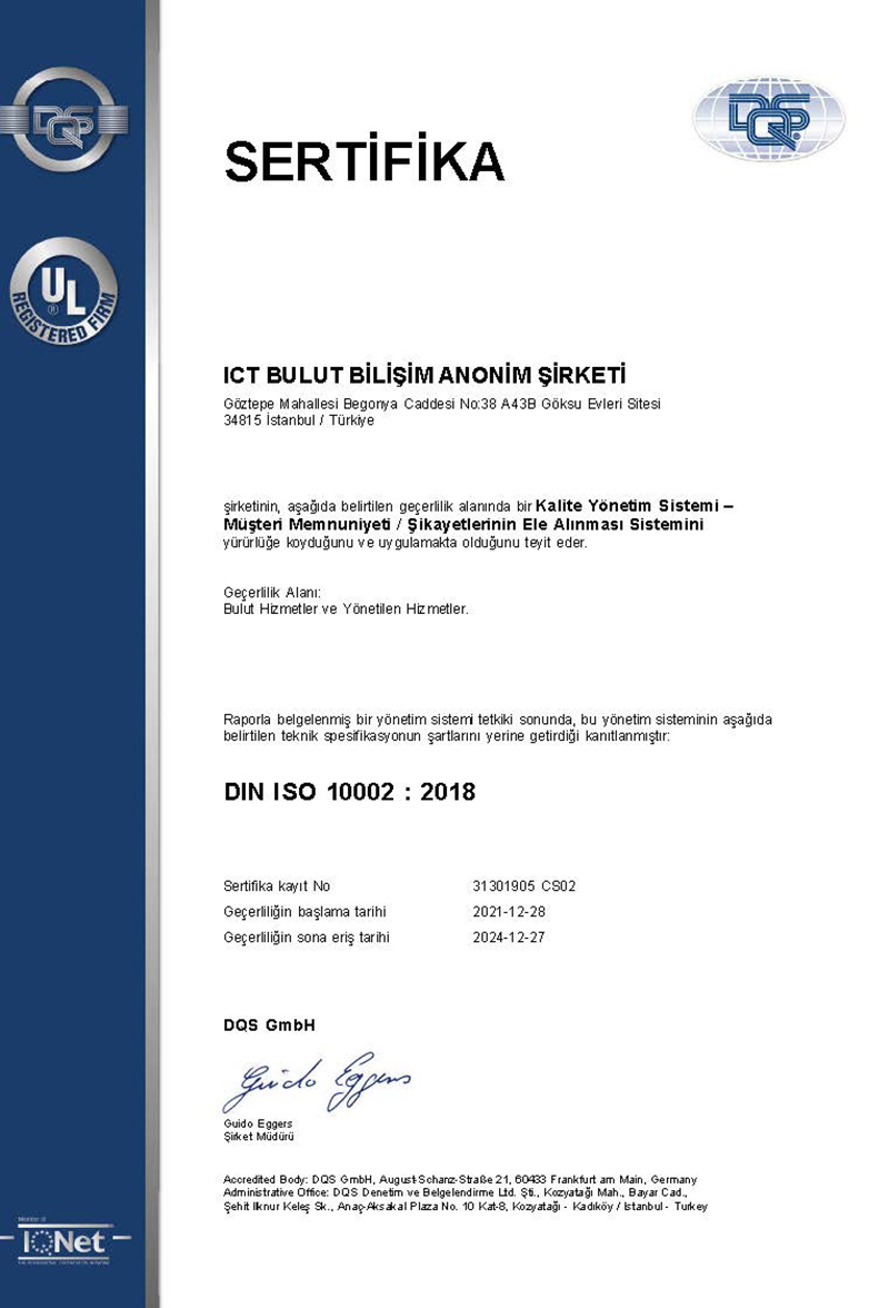 DIN ISO 10002 : 2018