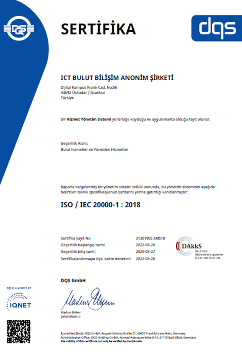 ISO / IEC 20000-1 : 2018
